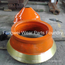 Mn 18 Cr 2 Cone Crusher Wear Casting Parts